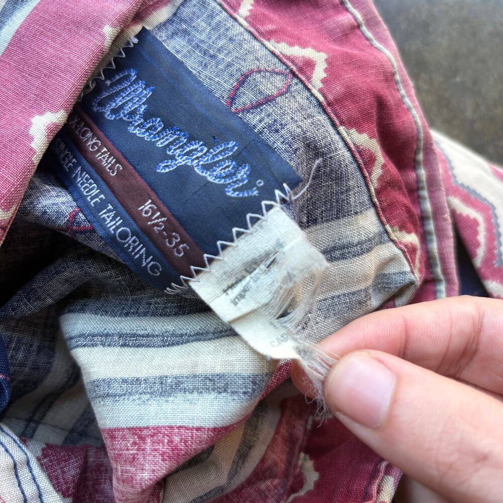 Beautiful Rare Vintage‎ Wrangler Western Shirt - Picture 4 of 6